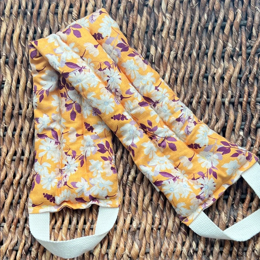 Microwaveable Neck/Body Ache Wrap- Yellow Floral